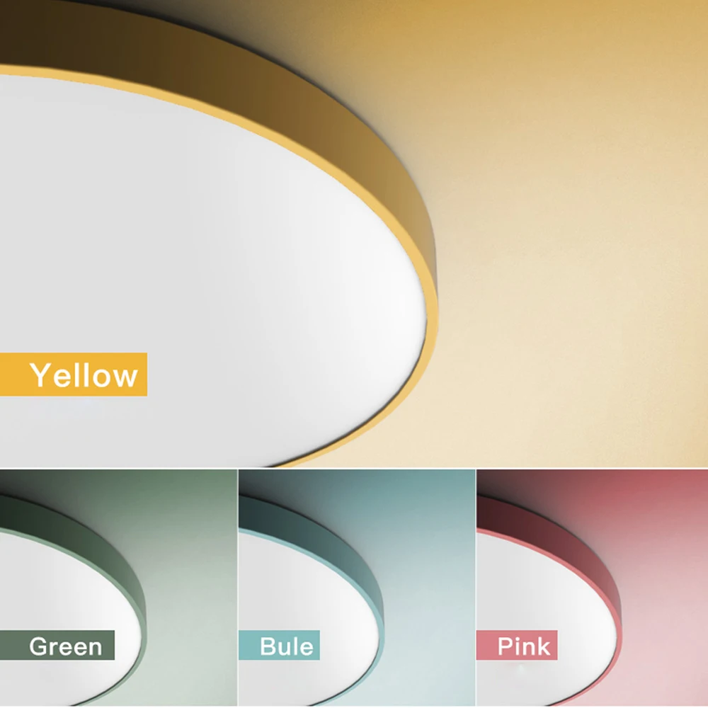 Светодиодный потолочный светильник Современная круглая ультратонкая лампа 5 см