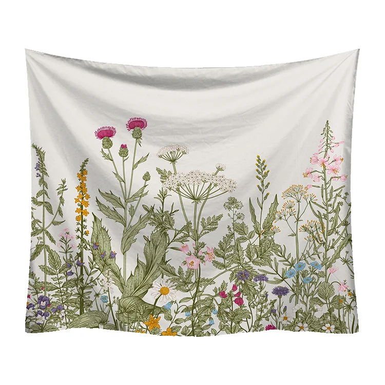 

Home Decoration Nordic Ins Hanging Cloth Art Wall Digital Printing Tapestry Wall Blanket Beach Towel Square Towel Series
