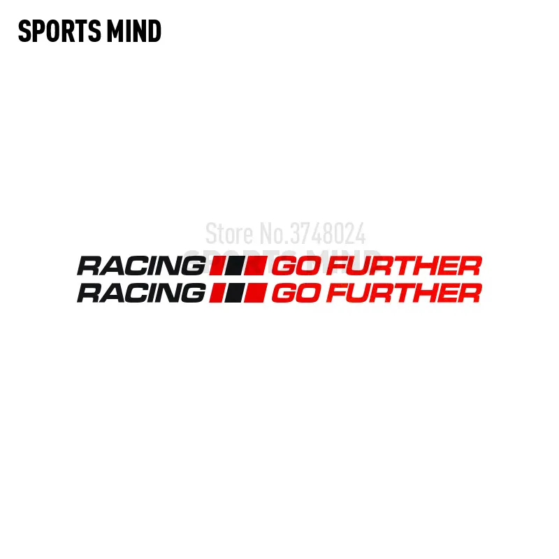 2 x Go Further Car Styling Automobiles Sticker Decal For Ford ranger focus mustang mondeo fiesta fusion kuga accessories | Автомобили и