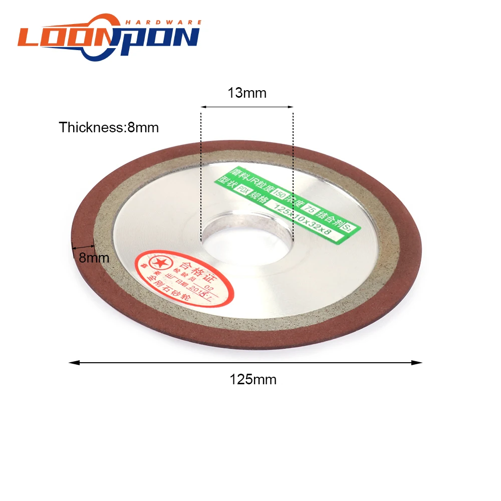 Алмазный шлифовальный круг 125 мм шлифовальные круги для вольфрамовой стали фреза