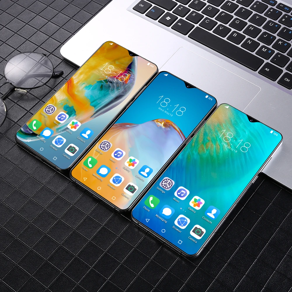 

P40 Plus 2021 Global Smartphone 6.8Inch 10Core MTK6889 1440*3040 4800MAH Android 10.0 4G 5G 8+512G 18MP+32MP Face Fingerprint ID