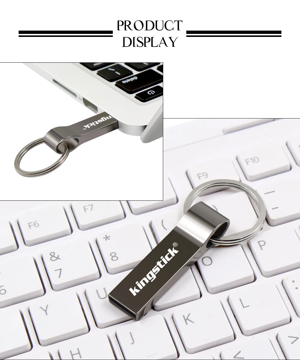 Водонепроницаемый металлический usb флэш-накопитель 8 ГБ 16 ГБ 32 ГБ 64 ГБ флеш-накопитель 128 ГБ фактическая емкость флешки ключ usb-накопитель+ keycahin