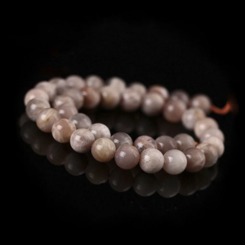 4 12 мм круглые бусины из натурального солнечного камня для браслета и ожерелья