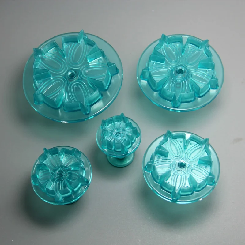 Бесплатная доставка 5 шт. набор пластиковых форм для вырезания печенья и помадки