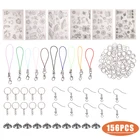 156 шт Прочный термоусадочный пластиковый лист набор усадочная бумага дырокол брелки брелок DIY Рисование Искусство поставка