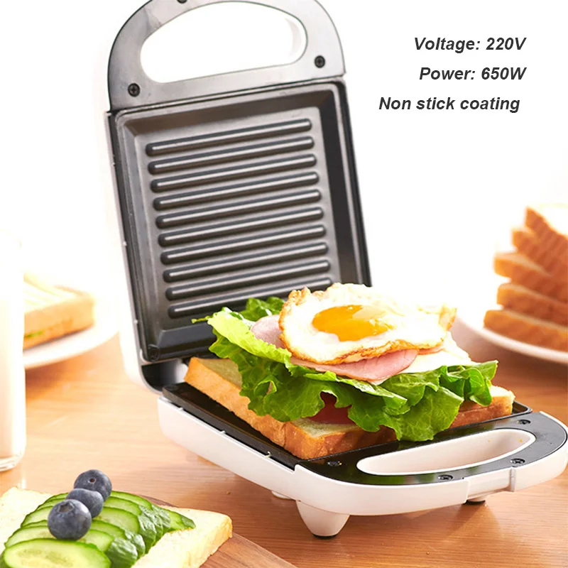 220v electric waffles maker iron sandwich maker machine bubble egg cake oven breakfast waffle machine 3 baking tray cake maker free global shipping