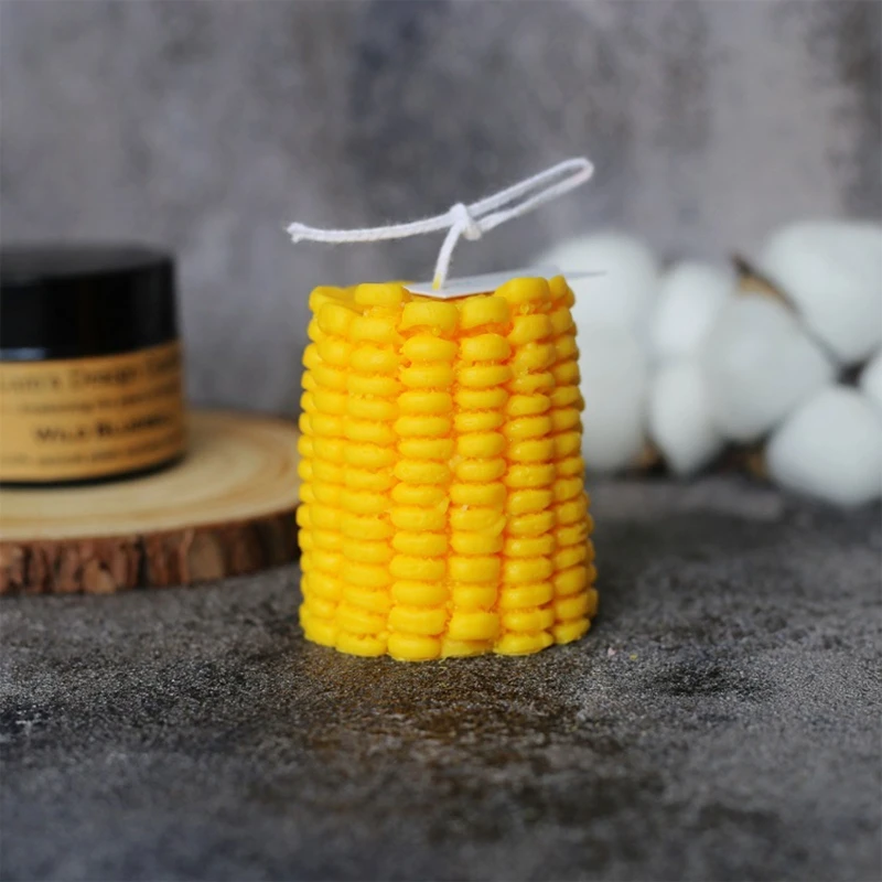 Creative Artificial Scented Candle Soy Window Candles Wax Realistic 3D Simulation Corn for Thanks Giving Decor | Дом и сад