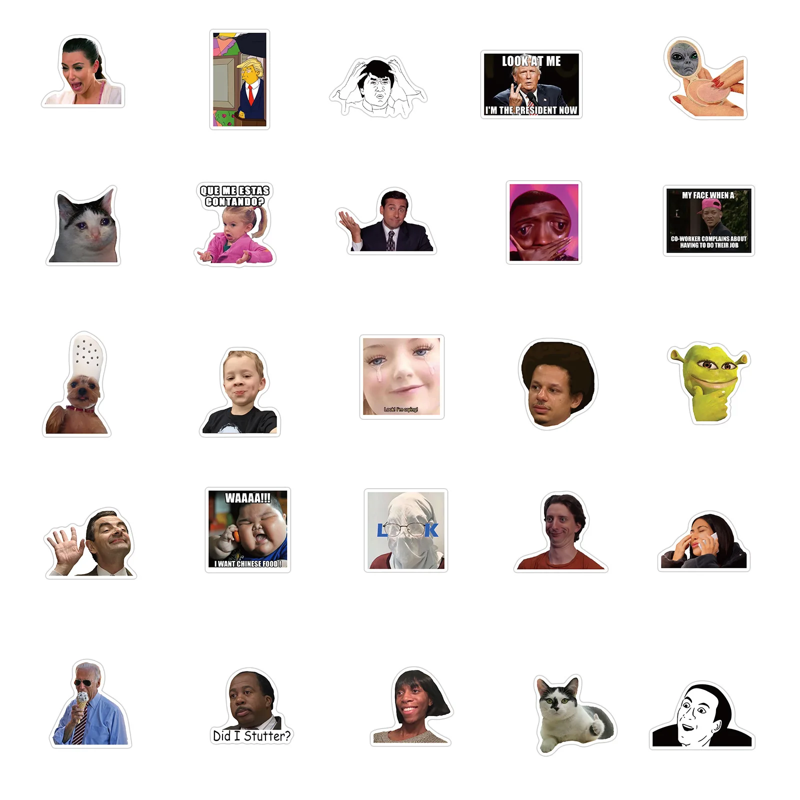 

10/50/100Pcs/Lot New Classic Meme Stickers Laptop Luggage Guitar Skateboard Waterproof Graffiti Sticker Decal Kid Classic Toys