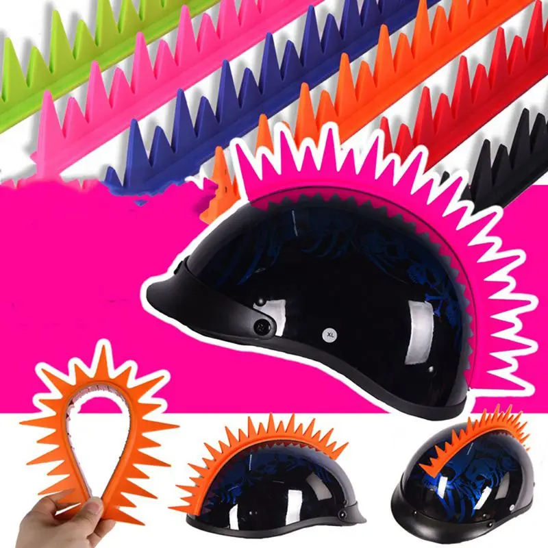 Неправильный пильный диск Talon Fire стиль мотоциклетного шлема стикер черный синий