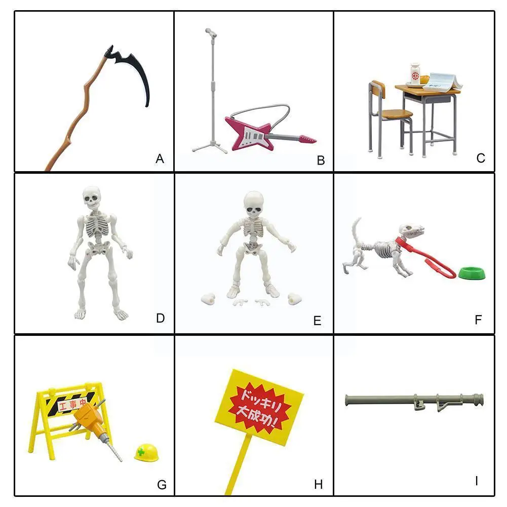 

Movable Mr. Bones Skeleton Human Model Skull Full Body Halloween Sketch Art Mini Toy Figure Decoration Skeleton G2A3
