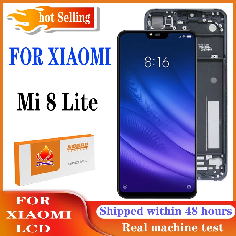 Дисплей 6 26 ''для Xiaomi Mi 8 Lite mi8 lite Global ЖК дисплей с сенсорным экраном и