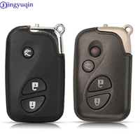 jingyuqin 3 button 31 button smart remote key case fob keyless entry shell blank for lexus is250 es350 gs350 ls460 gs smart key
