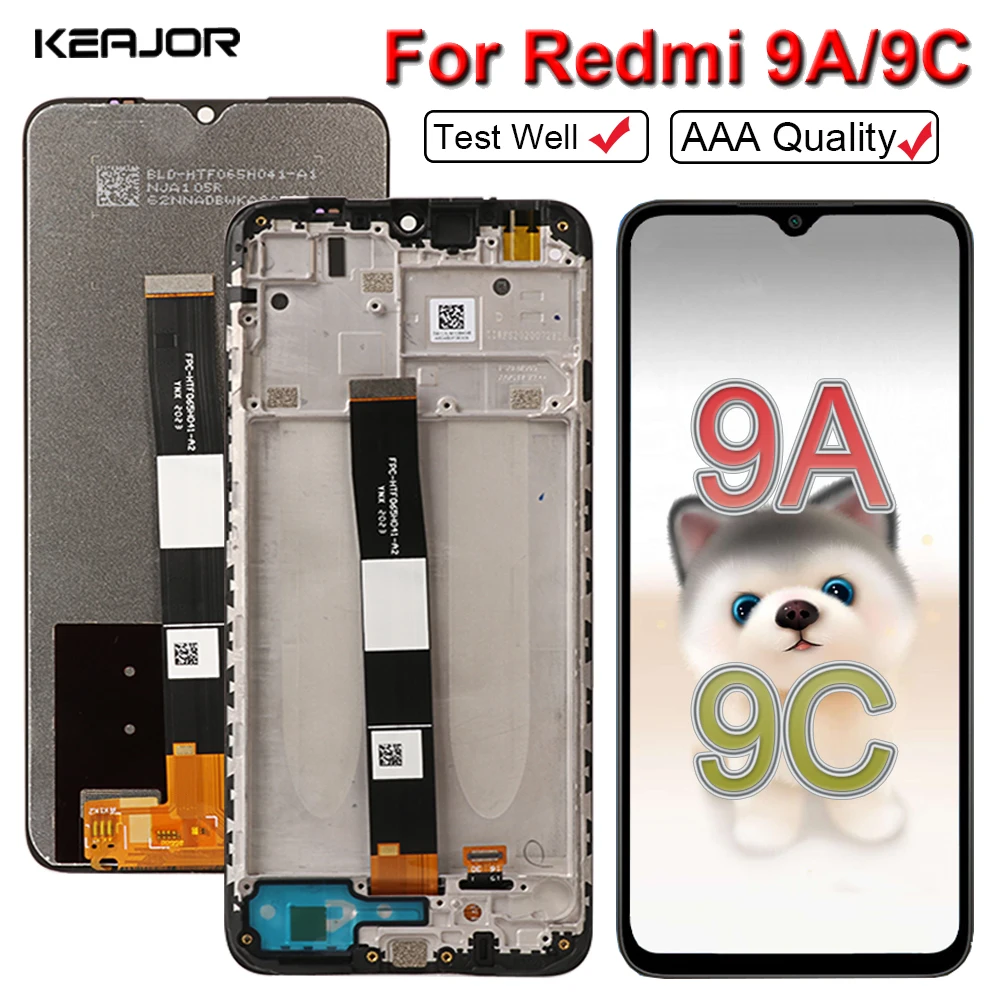 6 53 дюймовый дисплей для Xiaomi Redmi 9A 9C ЖК сенсорный экран дигитайзер сборка 9 а