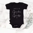 Здравствуйте, бабушка и дедушка, Детские боди, женский комбинезон для дедушек и бабушек, младенцев, мальчиков и девочек, детский подарок на праздник