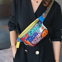 designer womens fanny pack cartoon belt bags handy packs banana chest bag female hip package crossbody purse pu leather pouch