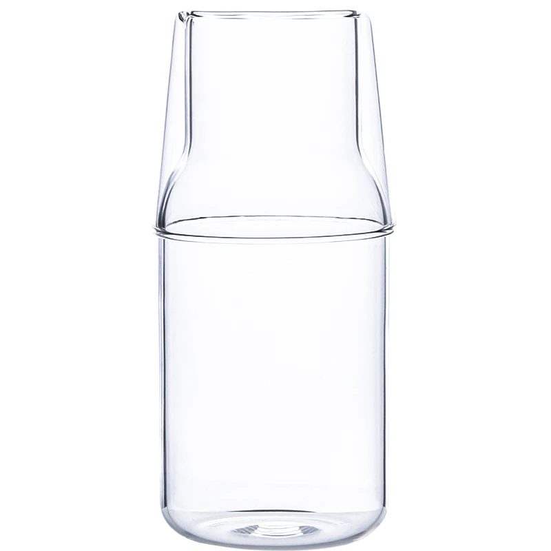 Mini Glass Water Bottle Heat-Resistant Juice Container Beverage Jugs Flower Tea Pot Milk Cups Home Supplier Bar Drinkware | Дом и сад