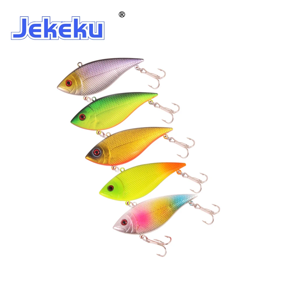 

JEKEKU 1pc New Arrival Hard VIB Fishing Lure 69mm 7g Sinking Artificial Bait All Water Layer Fishing Tackle Peche