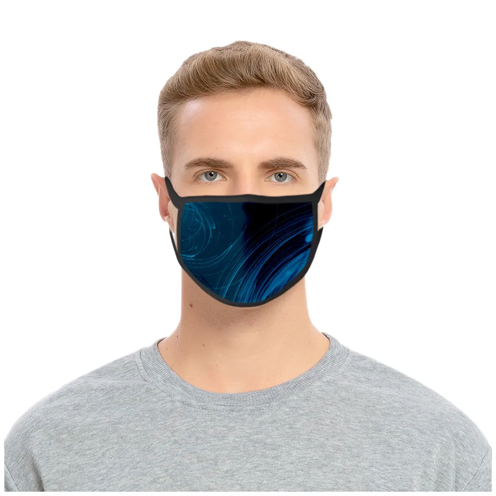 Многоразовая маска для лица унисекс Пылезащитная ветрозащитная моющаяся