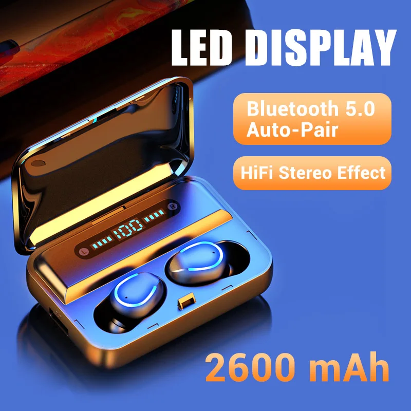 TWS наушники Беспроводные Bluetooth гарнитура Игровые 5 0 Настоящие беспроводные