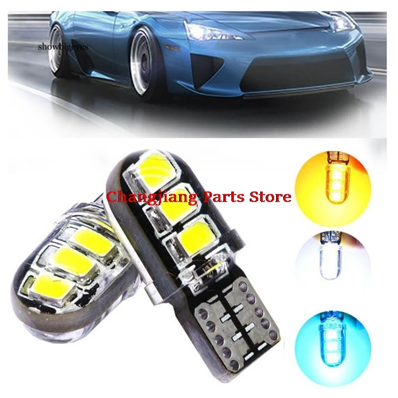2 шт. светодиодный W5W T10 194 168 6SMD парковочная лампа авто Клин просвет настольная