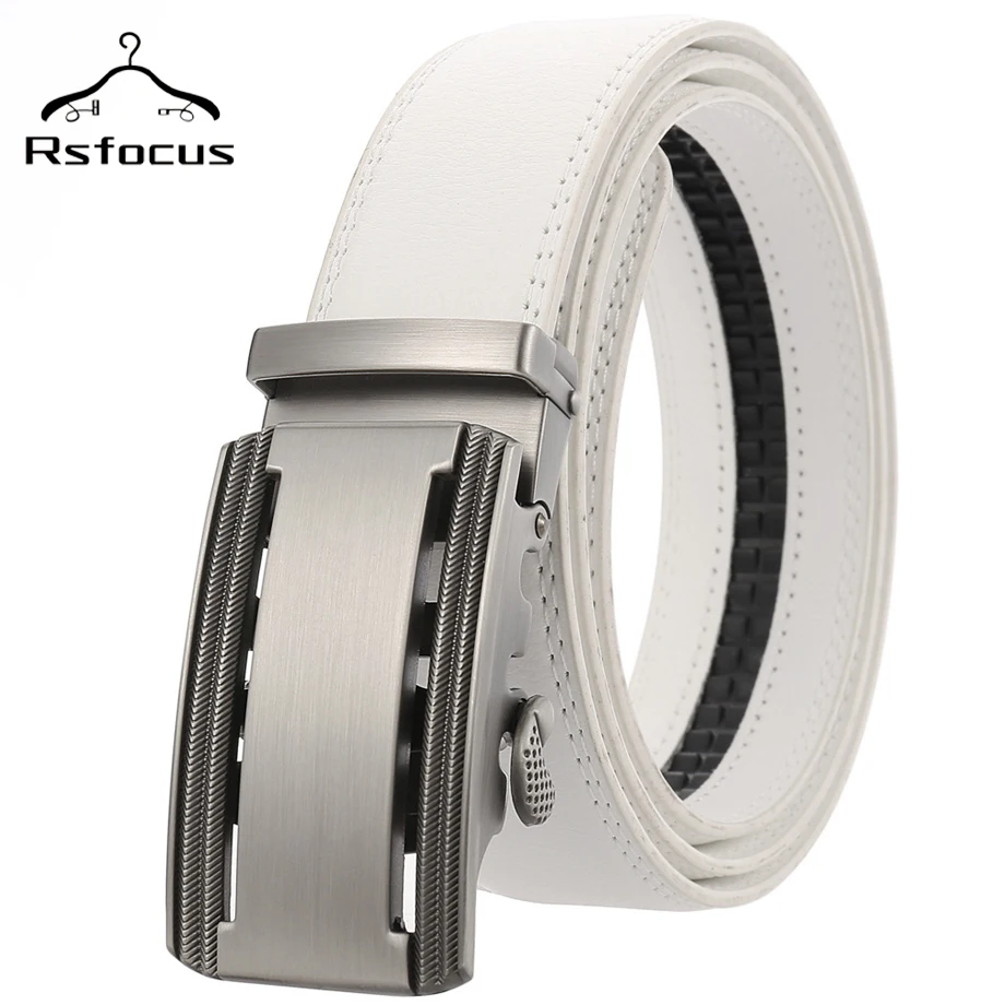 

Ремень С Храповым Механизмом R199 мужской, кожаный пояс в простом стиле, в стиле кэжуал, роскошный, для платьев и свадеб