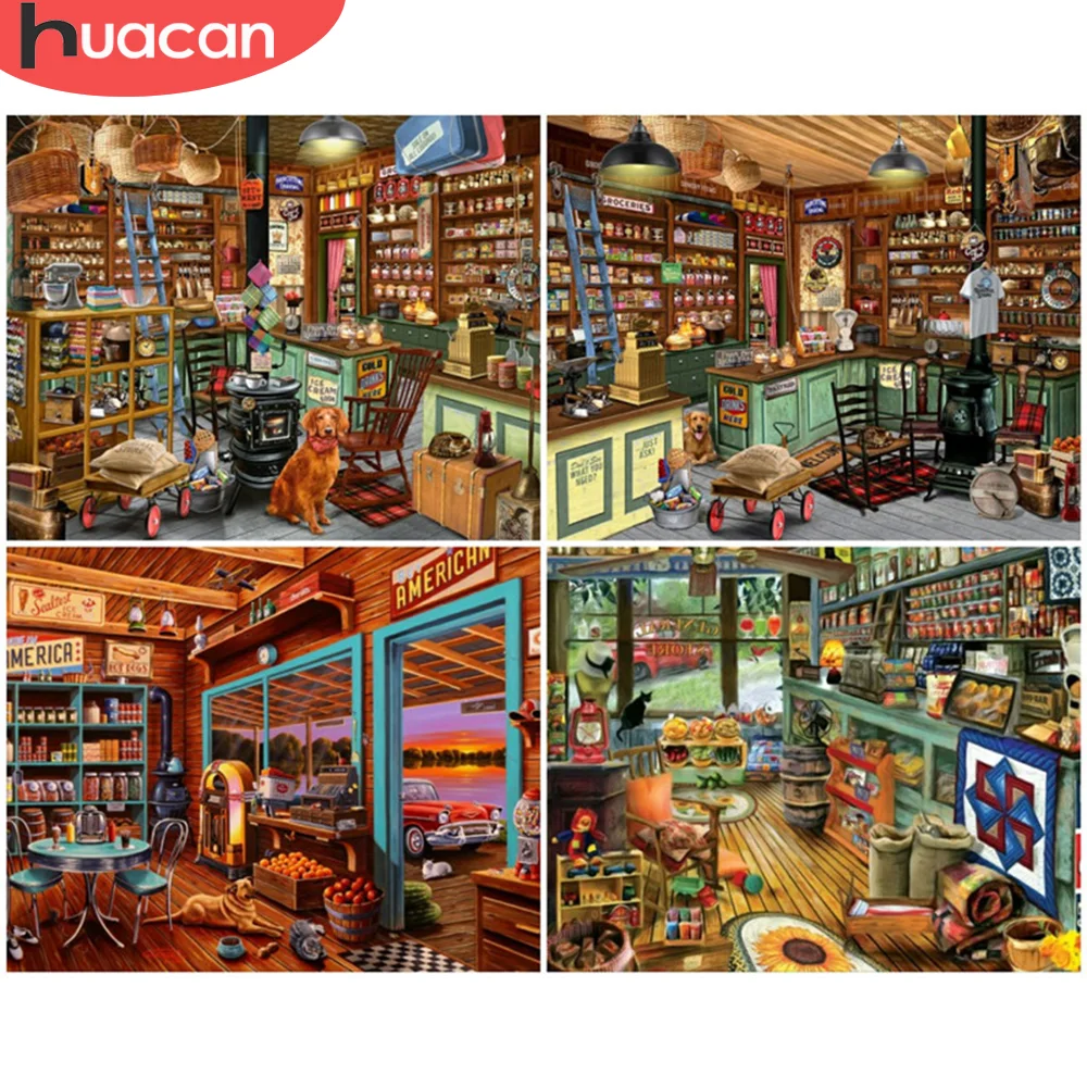 

HUACAN картинки по номерам Ручной росписью магазин картины по номерам натюрморт натюрморт украшения для дома