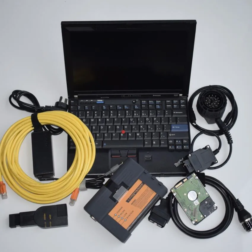 Диагностический тестер для Bmw Icom a2 b c 3 в 1 с компьютером x201t i7 4g ноутбук по новейший