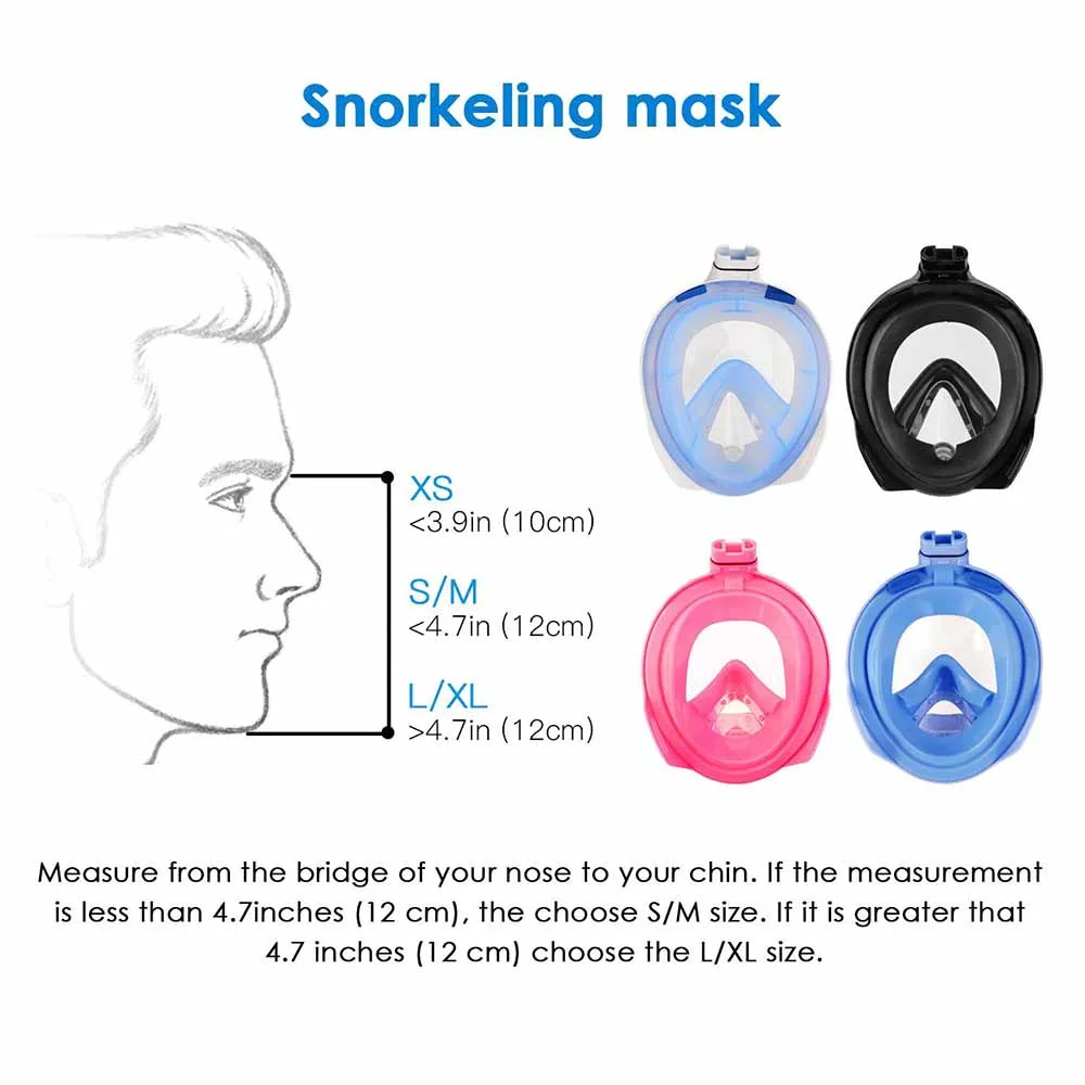 Незапотевающая маска Smaco для подводного плавания с аквалангом дайвинга на все