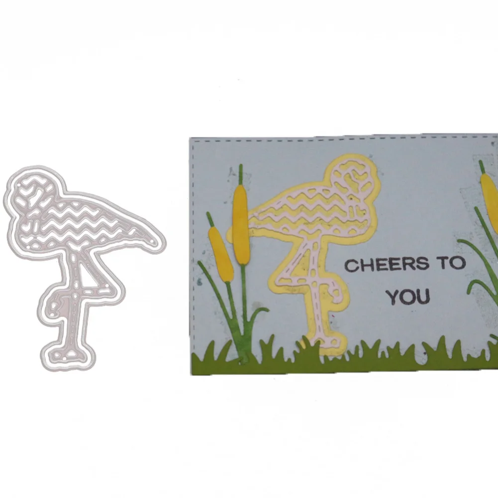 Пресс формы птицы журавль форма для животных металлическая скрапбукинга бумаги