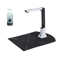 portable high definition book document scanner intelligent capture size a4 document camera for library file recognition scanner