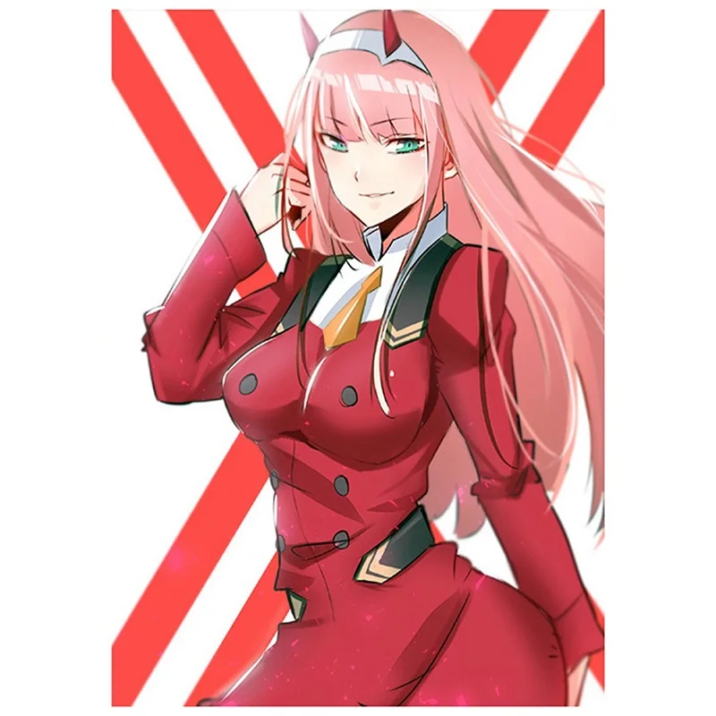 Аниме Манга дарлинь во французском стиле настенная прокрутка живопись 30*42 см