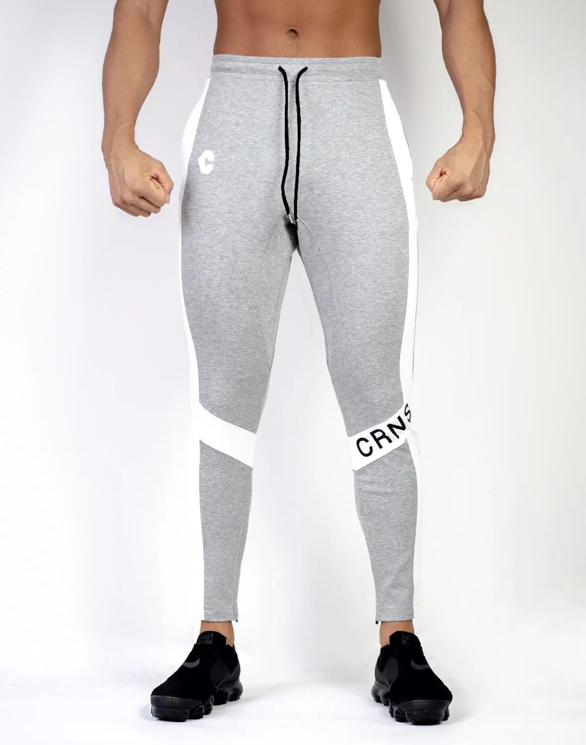 2019 Модные мужские спортивные брюки штаны для бега фитнес повседневные длинные