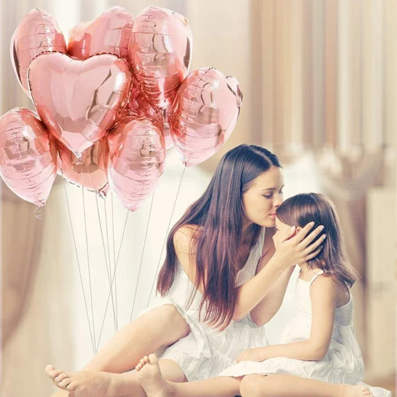 

Rose Gold Balloons Set Confetti Latex Ballons Wedding Baloons Supplies Happy Birthday Party Decorations Kids Baby Shower Favors