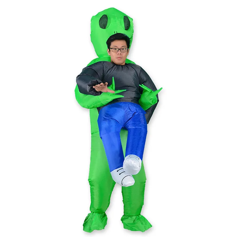 inflatable alien t rex costume suit scary shark cosplay costume halloween for adult kid costume party festival anime fancy dress free global shipping
