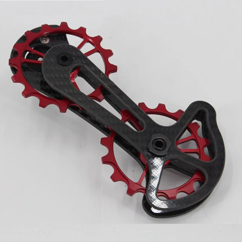 16T велосипедный керамический подшипник из углеродного волокна комплект шкивов