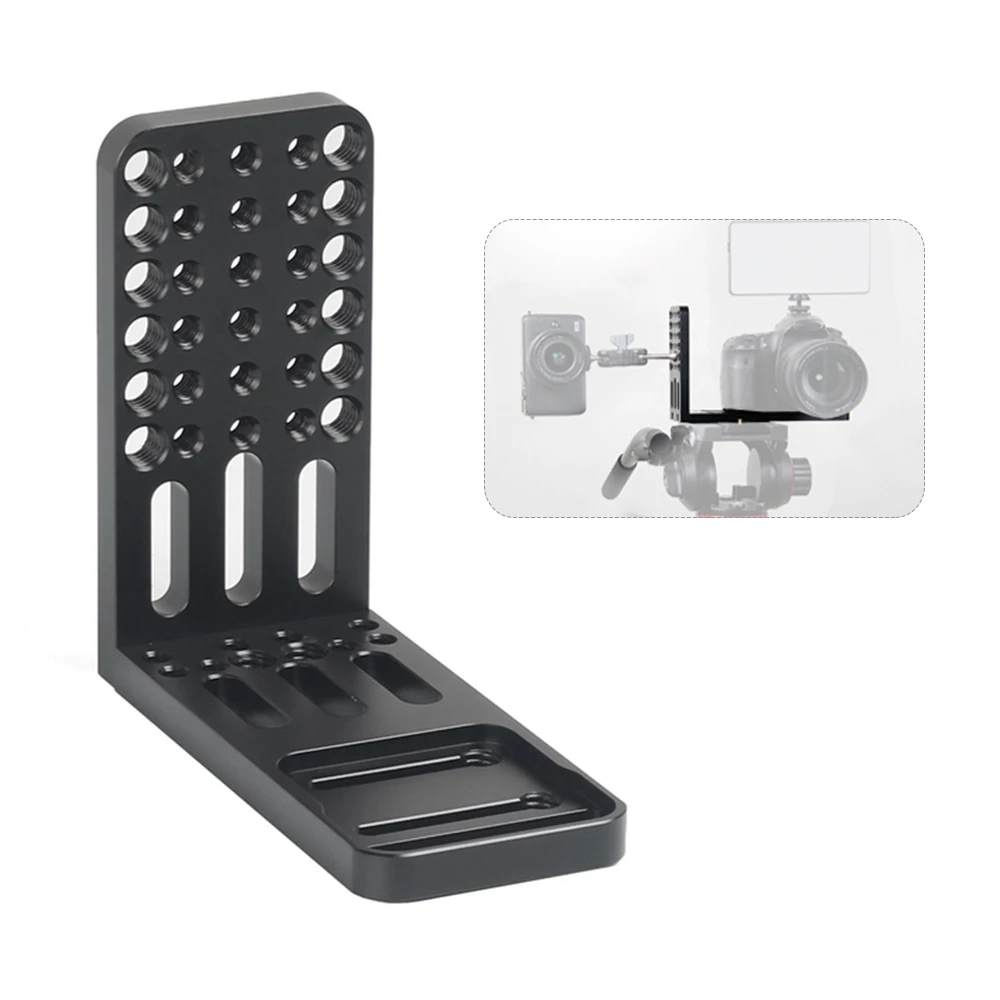 Быстросъемная пластина вертикальный клиппер L образный кронштейн 3/8 1/4 дюйма