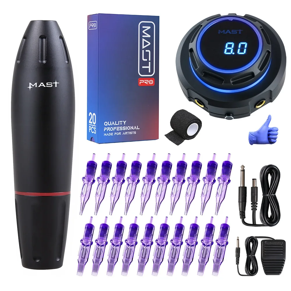 Dragonhawk мачты K2 постоянного комплект для макияжа бровей татуировки Полный Ротари