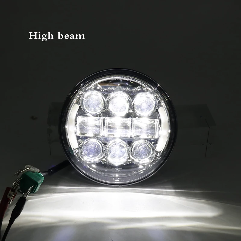 5 3/" светодиодные фары для мотоцикла h4 led 5,75 дюймов светодиодные фары Водонепроницаемые светодиодные фары