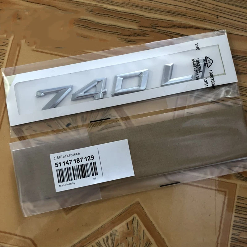 Хромированные буквы цифры эмблема 730Li 735Li 740Li M745Li M750Li M760Li M значок для BMW Новинка