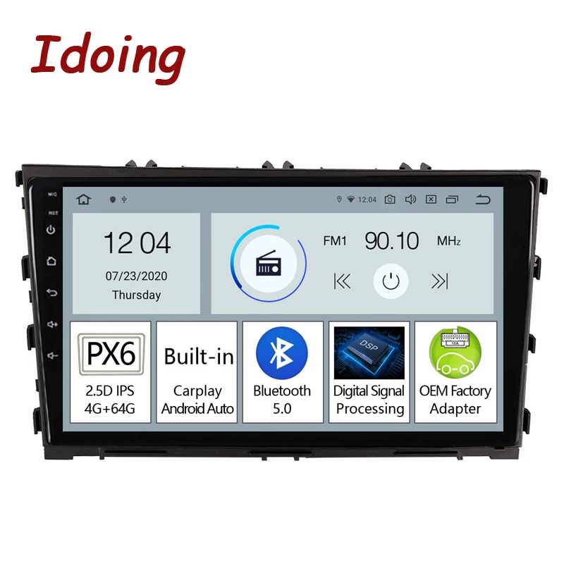

Idoing Android автомобильный Радио мультимедийный плеер для Hyundai MISTRA 2012-2017 GPS навигация Carplay AndroidAuto головное устройство No 2din DVD