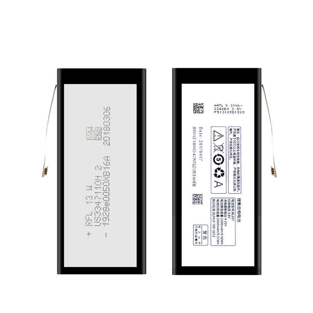 

100% Original Battery BL207 for Lenovo K900 K100 2450/2500mAh Real Capacity Batteria with Tools