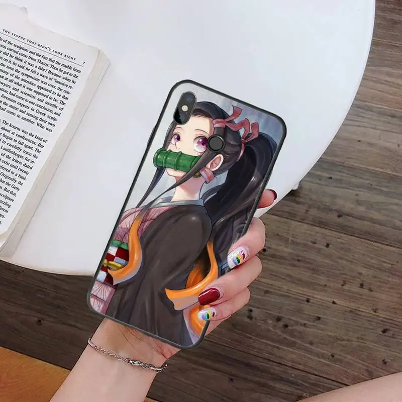 

Kimetsu no Yaiba girl case for airpods Phone Case For Xiaomi Redmi note 7 8 9 t k30 max3 9 s 10 pro lite