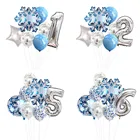 Воздушные шары из фольги в виде снежинок, 32 дюйма, 7 шт.