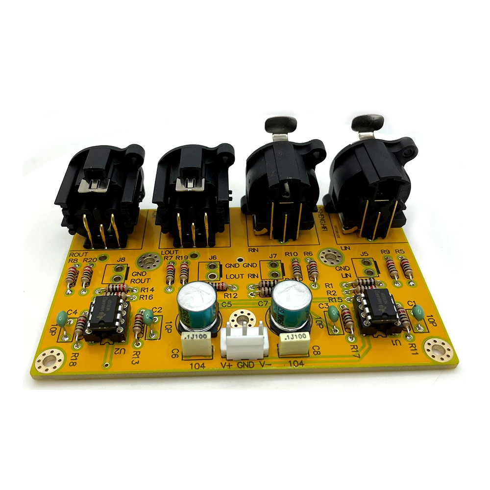 Готовая плата MINI RCA к XLR/комплекты для самостоятельной сборки усилитель