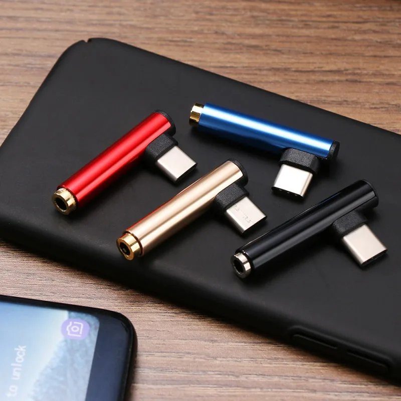 Адаптер для наушников с разъемом USB Type-C папа на гнездо 3 5 мм AUX преобразователь