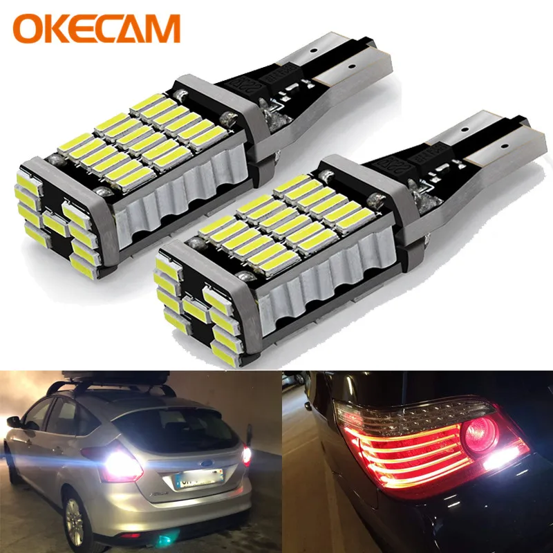 Led T15 W16W Canbus автомобильная лампа заднего хода для Ford Fiesta Fusion Focus Mondeo Kuga Ranger Mustang S MAX