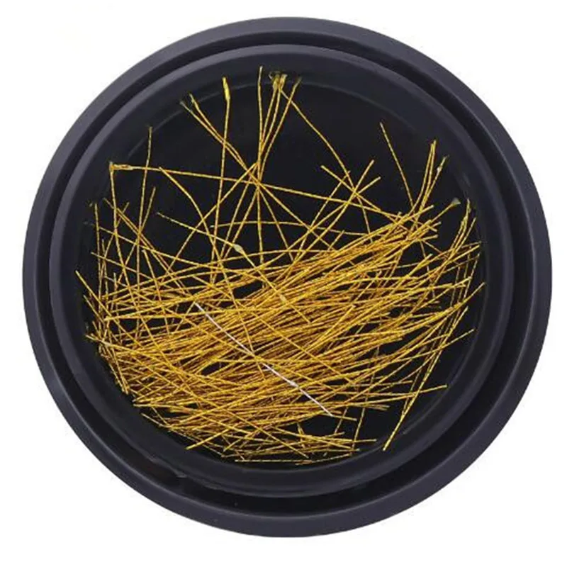 

New Arrival Nail Art Multicolor Gold Silver Lines 12 Colors Manicure Beauty Decoration Nail Stickers DIY Nail Tools F523