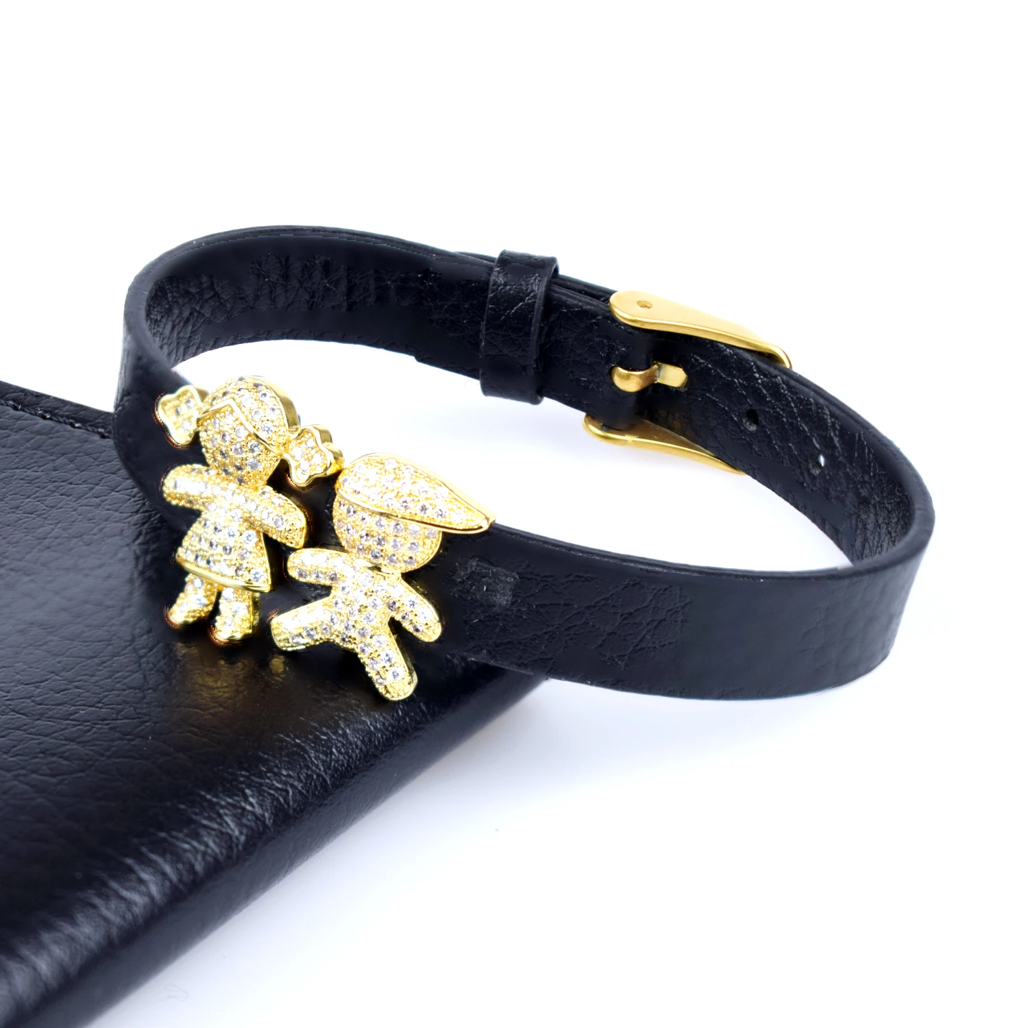 Модный Семейный Браслет с бусинами и подвесками для мальчиков девочек кожаный