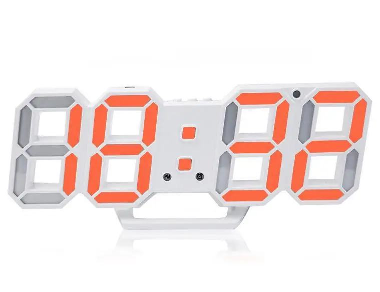 

Простые 3D подвесные электронные часы с функцией календаря для гостиной, Настенный декор