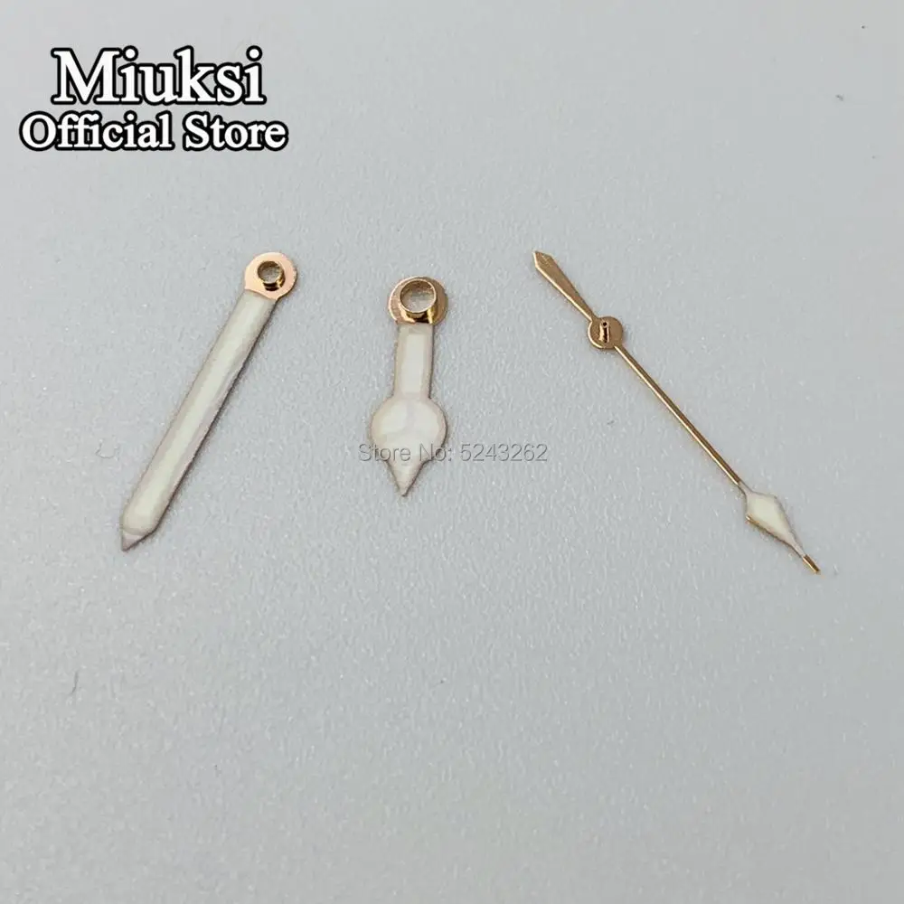 Miuksi розовое золото светящаяся Φ Miyota 8215 8205 821A Mingzhu DG 2813 3804 движение | Наручные часы